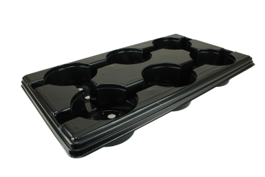 PLAQUE GM  6 POTS DE 14 CM...
