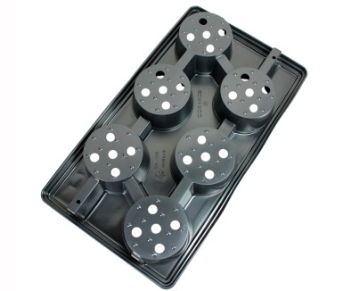 PLAQUE GM  6 POTS DE 16 CM...