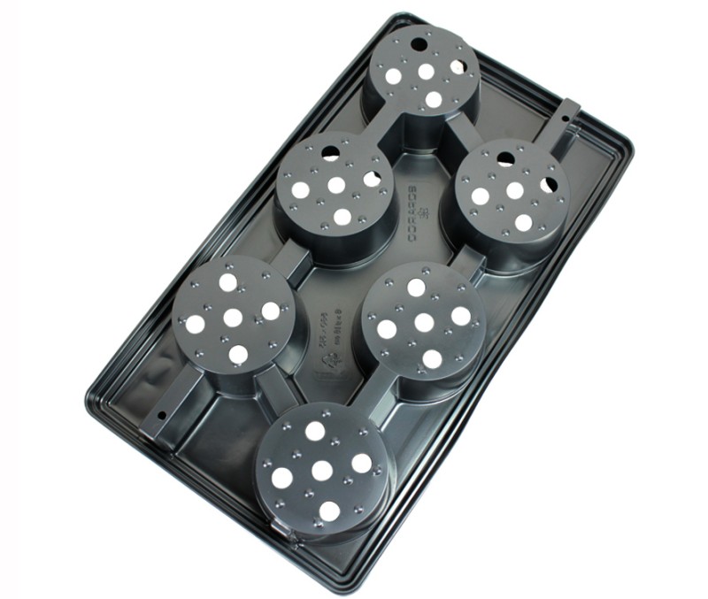 PLAQUE GM  6 POTS DE 16 CM AJOUREE
