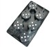 PLAQUE GM  6 POTS DE 16 CM AJOUREE