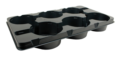 PLAQUE GM  6 POTS RONDS DE...