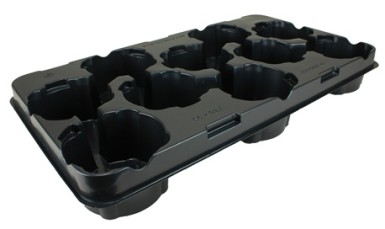 PLAQUE GM 10 POTS DE 13 CM...
