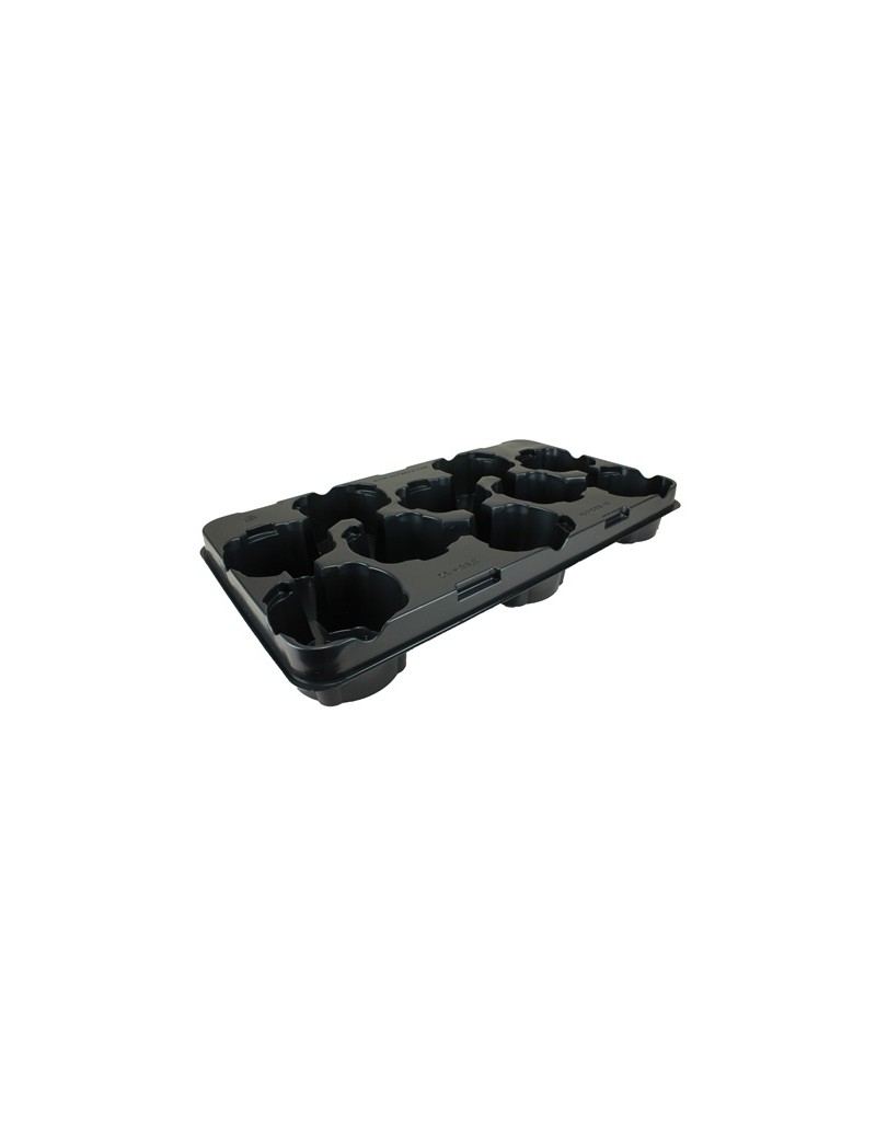PLAQUE GM 10 POTS DE 13 CM 11 x 11 RE