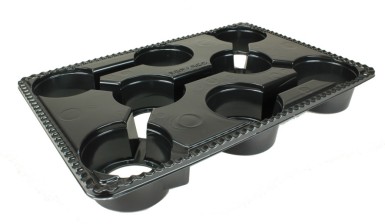 PLAQUE PM 8 POTS DE 10.5 CM...