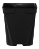 POT ROND/CARRE 1L V NOIR 11X11X12