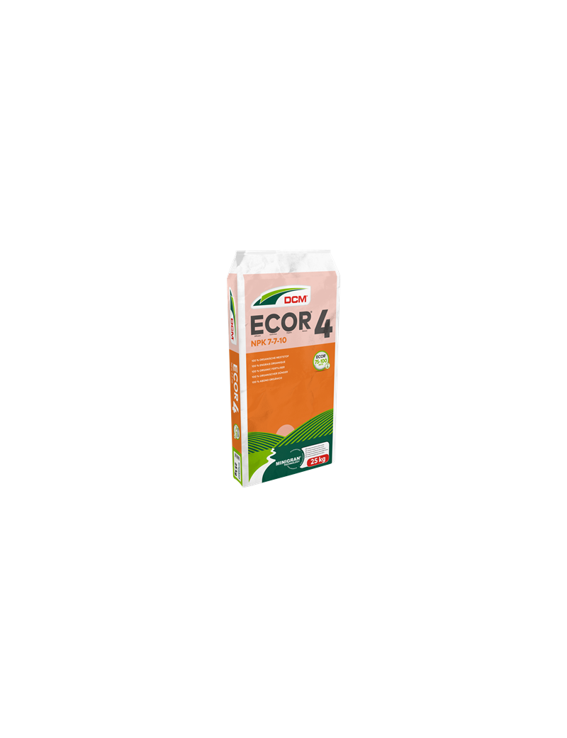 DCM ECOR 4  BIO organique 7-7-10 Minigran 25 KG