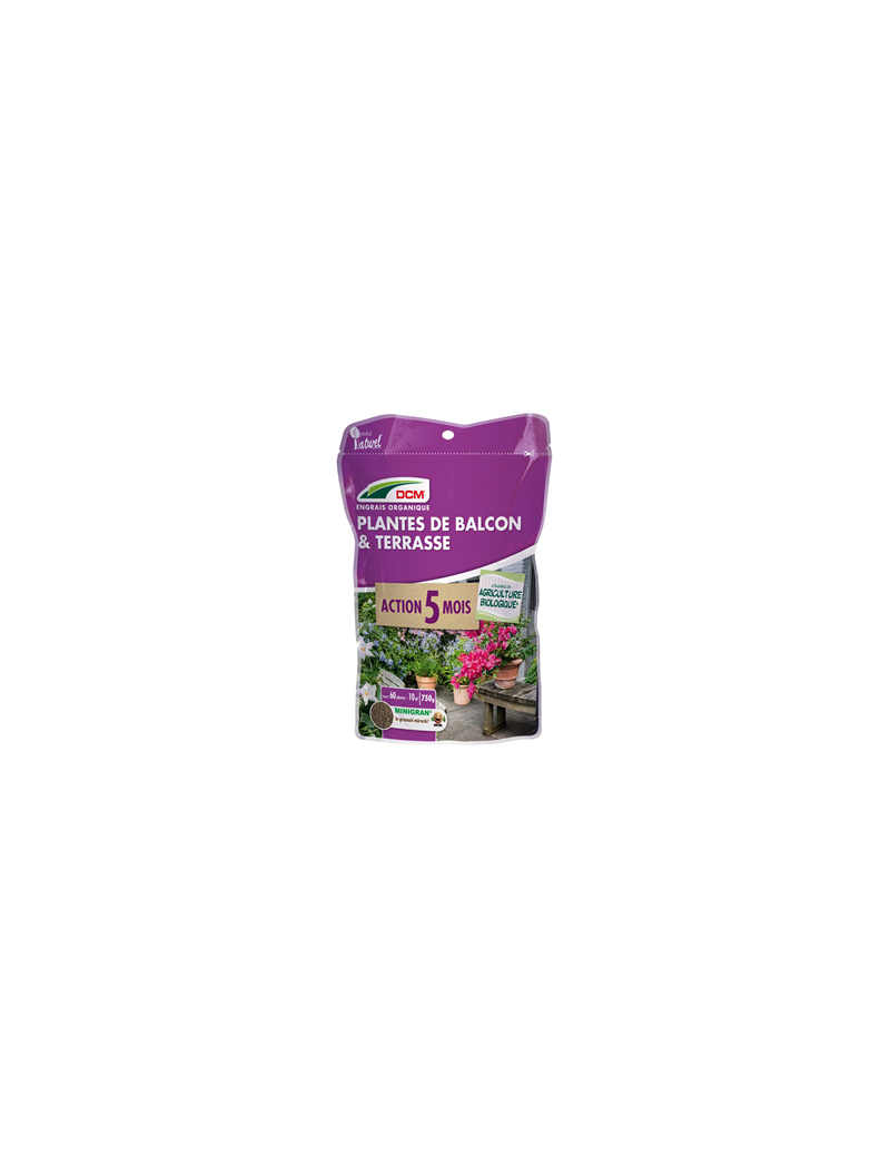 DCM ENG PLANTES DE BALCON ET TERRASSE 0.750KG