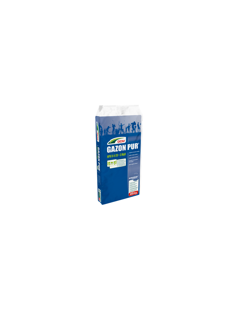 DCM ENG GAZON PUR 8.4.20+3 MgO organo minéral Minigran 25 KG
