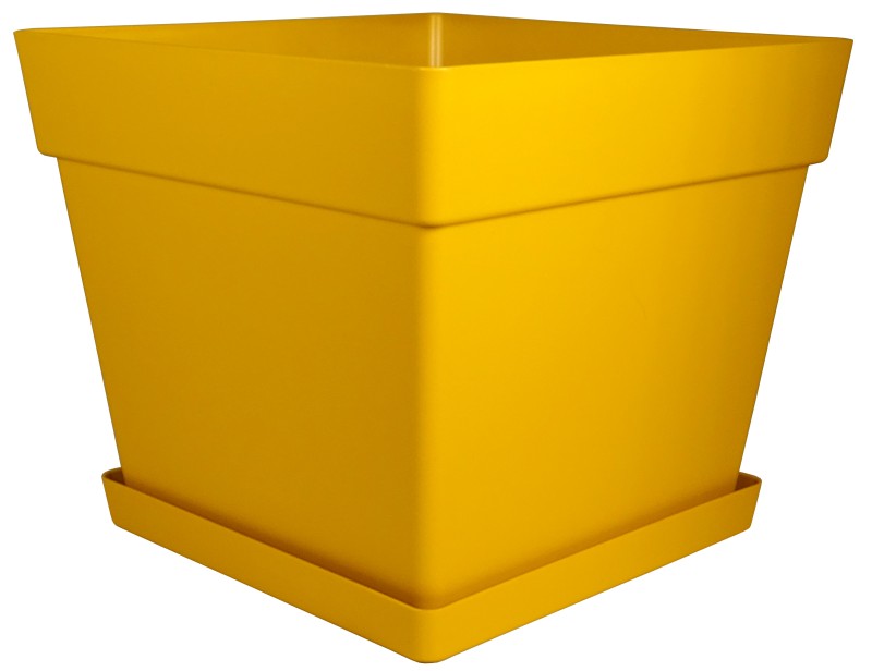POT CARRE ENZO + SOUCOUPE