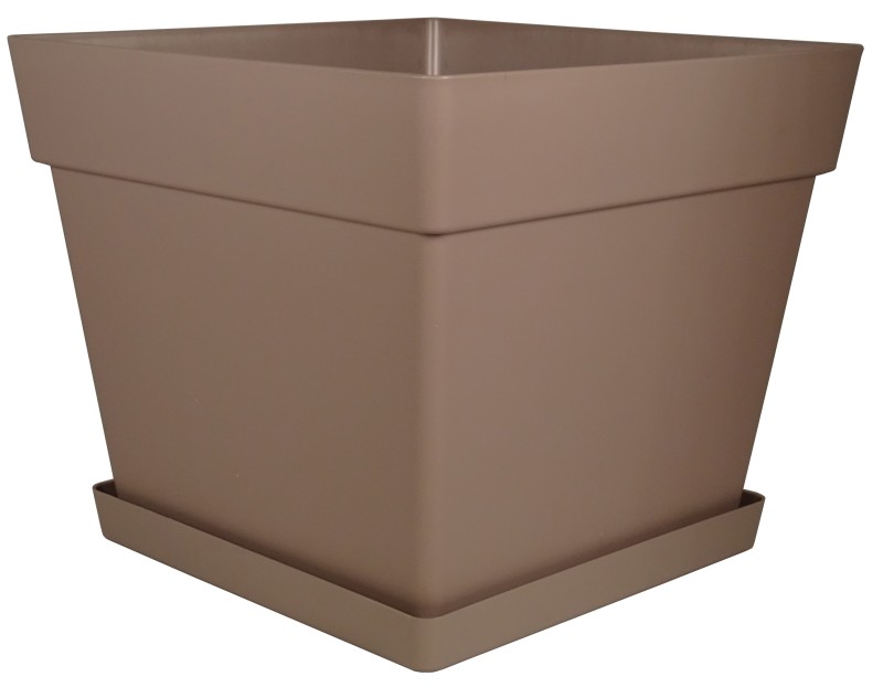 POT CARRE ENZO + SOUCOUPE