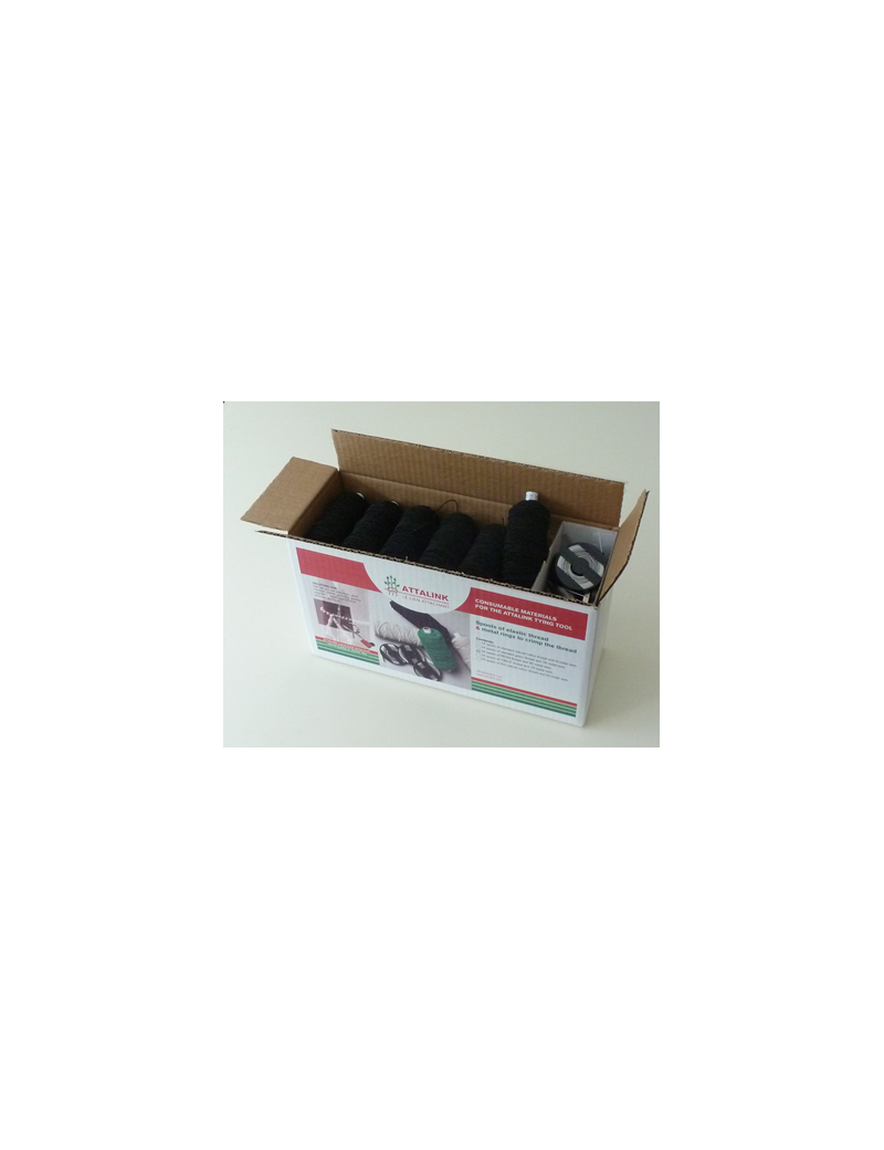 PACK 24 PELOTES FICELLE NOIR + 20 RLX METAL