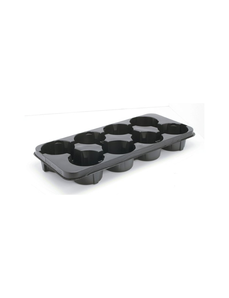 PLAQUE ETROITE GM 8 POTS Ø12/13 56x25x7