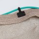CROCHET OMBRIERE NOIR CLIP CARRE DIAM 12 - EP 15mm