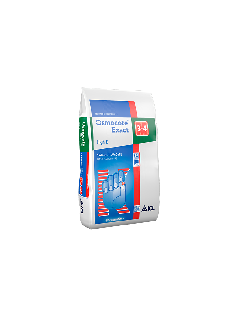 OSMOCOTE EXACT 3-4 MOIS High K 12-7-19+TE