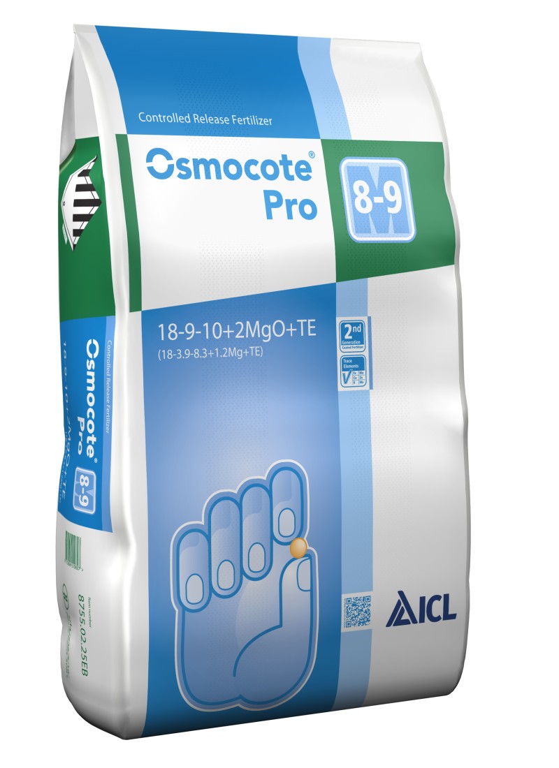 OSMOCOTE PRO 18-09-10+2MgO+TE 8/9 MOIS